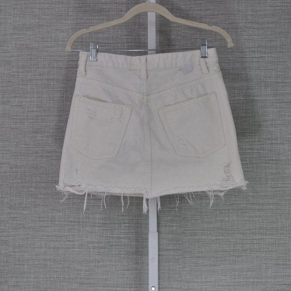 ๐HP๐ Boyish Corey Off-White Denim Mini Skirt - 25 - Picture 3 of 3